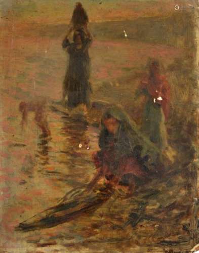 Georges C. MICHELET (1873 ?) Femmes arabes et enfa…