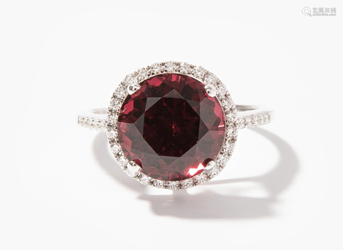 Rhodolite-Brillant-Ring