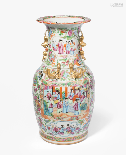 Famille rose Vase