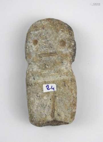 Idole schématique en pierre; Hauteur :7,3cm ; Mexi…