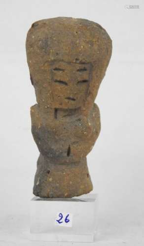 Idole féminine en terre cuite ; Hauteur :7cm ; Equ…