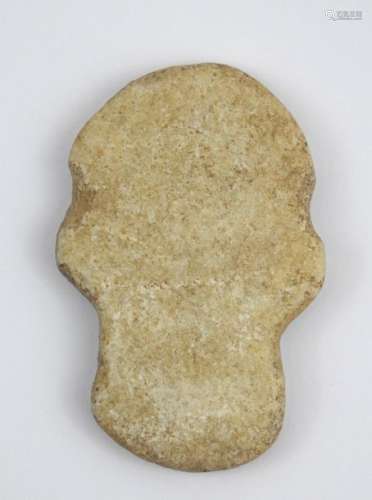 Idole schématique en marbre « type Troy » ; Hauteu…
