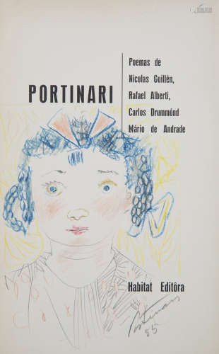 AN ORIGINAL DRAWING BY CANDIDO PORTINARI (BRAZILIAN 1903-1962)