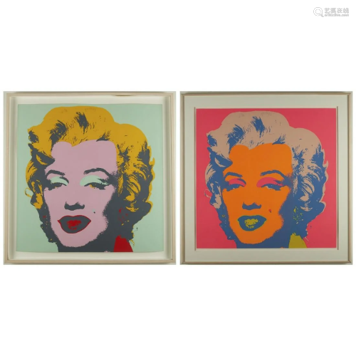 2 After Warhol Marilyn Prints