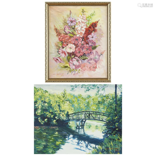 Grp: 2 William Salzman Oil Paintings