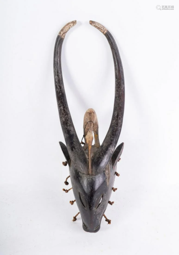 Arte africana Antelope mask, Guro Ivory Coast .