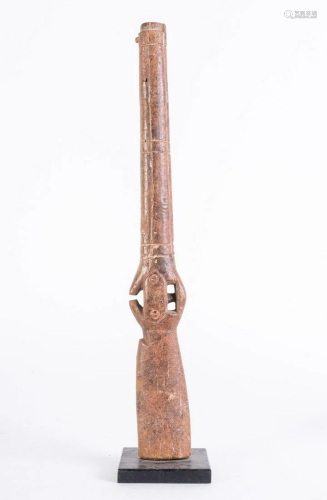 Arte africana A model of a rifle, ColonialSouth Africa