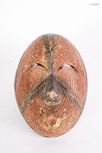 Arte africana Polychrome mask, Northern Igbo