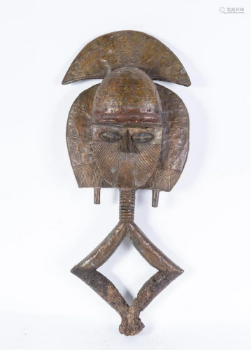 Arte africana A large figure of two-faced reliquary,