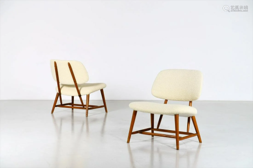 ALF SVENSSON Pair of armchairs (2).