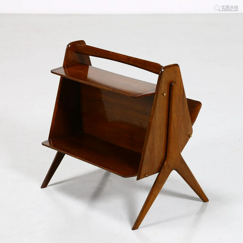 ICO PARISI Attributed to. Magazine rack.