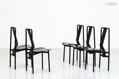 ACHILLE CASTIGLIONI Chairs (5).