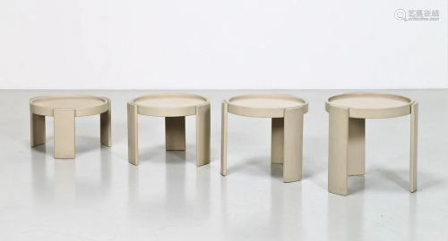 GIANFRANCO FRATTINI Modular coffee tables (4).