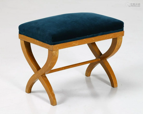 GIO PONTI Attributed to. Footrest.