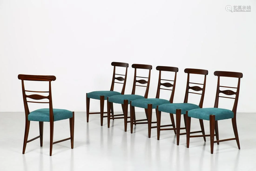 PAOLO BUFFA Six chairs (6).