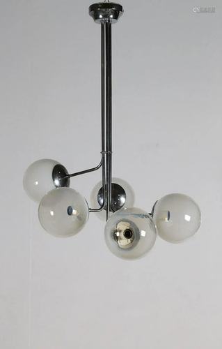 ANGELO MANGIAROTTI Suspended lamp.