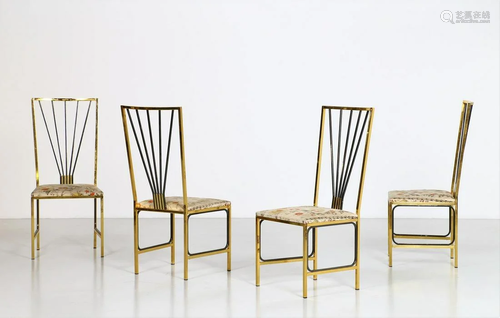 ROMEO REGA (In the manner of.) Four chairs.