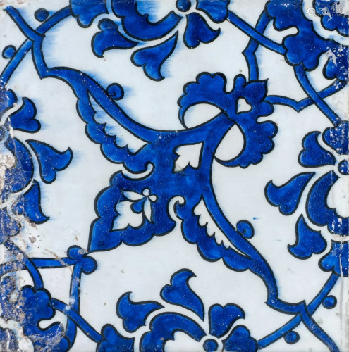 Arte Islamica A Dome of the Rock pottery tile Ottoman