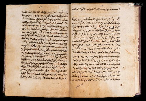 Arte Islamica A North African manuscript with erotic