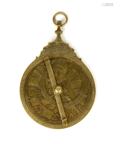 Arte Islamica A Persian brass astrolabe Iran, late