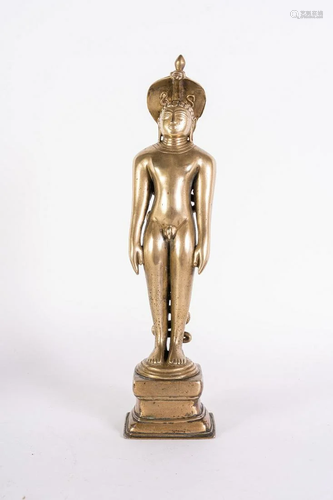 Arte Indiana A large Jain devotional bronze figure of