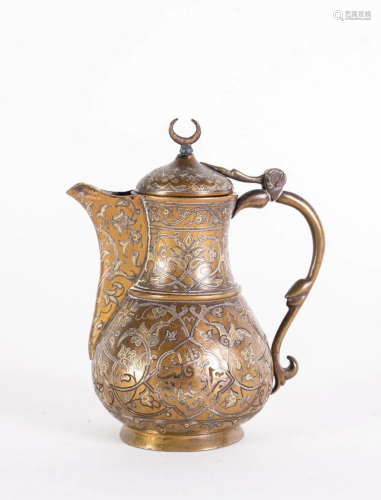 Arte Islamica An Ottoman silver and gold inlai…