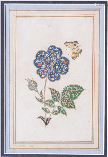 Arte Islamica A Safavid finely illuminated study of a