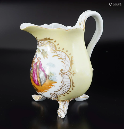 19TH-CENTURY MEISSEN PORCELAIN CREAM…