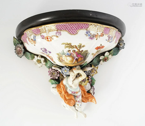 19TH-CENTURY GERMAN PORCELAIN WALL B…