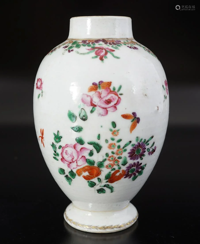 18TH-CENTURY CHINESE FAMILLE ROSE VASE