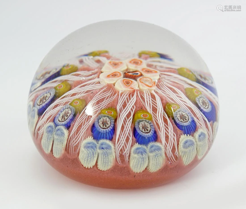 MILLEFIORI GLASS PAPERWEIGHT