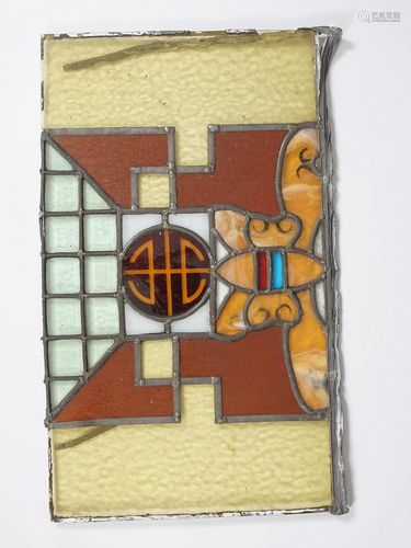 LEADED GLASS PANEL