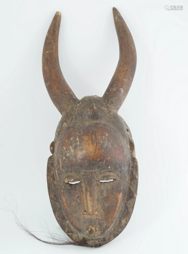 EARLY AFRICAN CEREMONIAL TRIBAL MASK