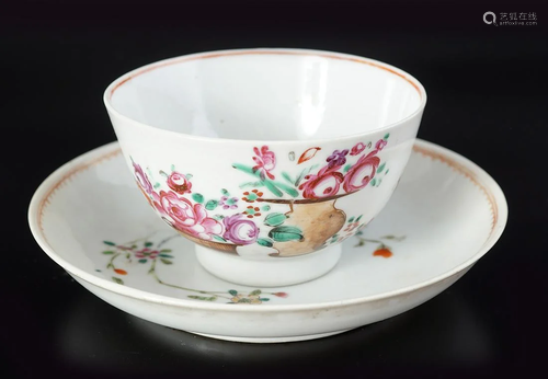 18TH-CENTURY ENGLISH PORCELAIN CUP & …