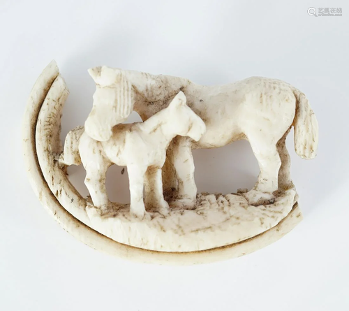 EARLY IVORY CARVING