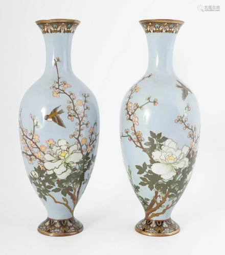 PAIR OF 19TH-CENTURY JAPANESE CLOISONNÃ‰ VA…