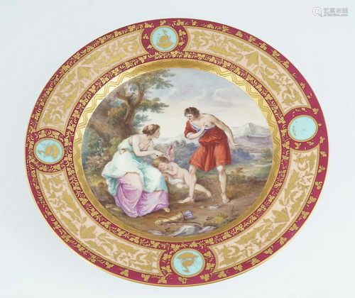 19TH-CENTURY VIENNA PORCELAIN PLAQUE