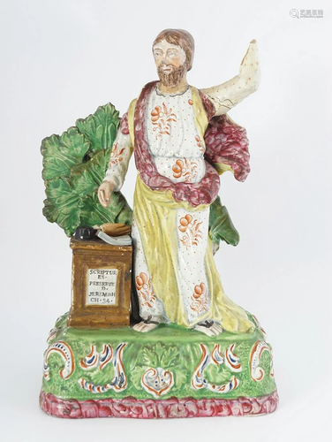 EARLY STAFFORDSHIRE PEARLWARE FIGURE