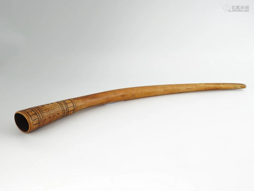 19TH-CENTURY ENGRAVED AFRICAN IVORY …