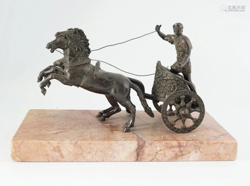 BRONZE HORSE AND CHARRIOT
