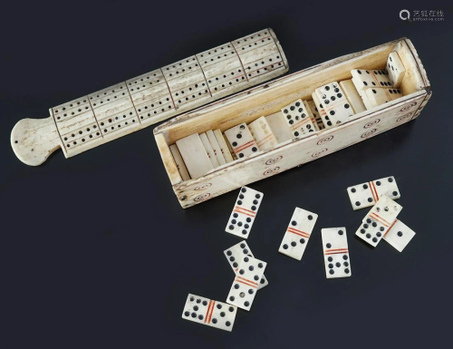 NAPOLEONIC PRISONER-OF-WAR DOMINO …