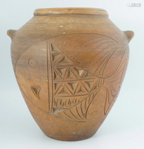 18/19TH-CENTURY EASTERN TERRACOTTA AMPH…