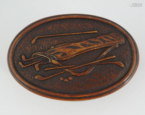 EARLY 20TH CENTURY OVAL BOX