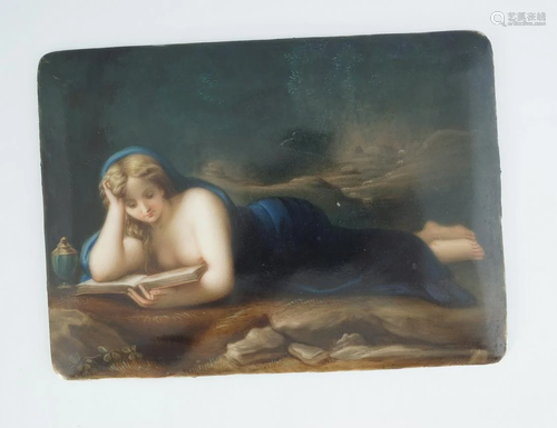 DRESDEN PORCELAIN PLAQUE