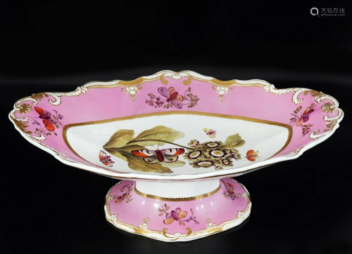 SPODE FELSPAR PORCELAIN FOOTED DISH