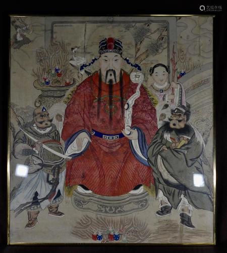 Chinese Painting of Lu Immortal