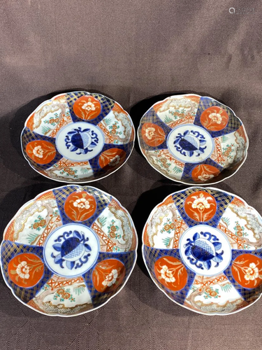 Japanese Imari Dishes - Group of Four