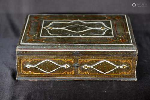 Indian Persian Box with Inlay