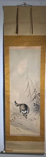 Japanese Nihong School Painting - Fox