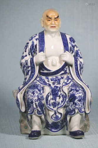 Chinese Blue White Porcelain Lohan